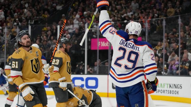 Golden Knights take down Oilers in Game 1 despite Draisaitl’s dominant ...