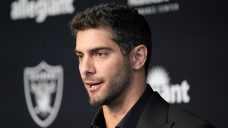 Foot injury could keep Jimmy Garoppolo out of Raiders practices until July