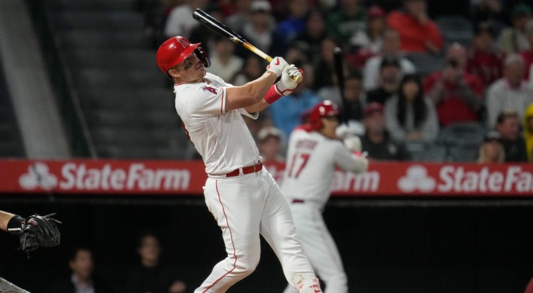 Angels’ Mike Trout ties Joe DiMaggio on all-time list with 361st home run