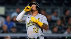 Athletics rookie Jordan Diaz hits three homers in loss to Judge, Yankees