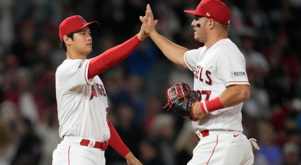 Ohtani, Trout both homer as Angels complete sweep of slumping Red Sox