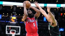 James Harden returns to practice with 76ers, won’t play in opener