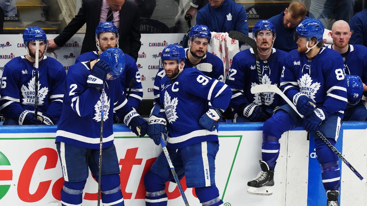 Watch Live Maple Leafs players speak after elimination from playoffs