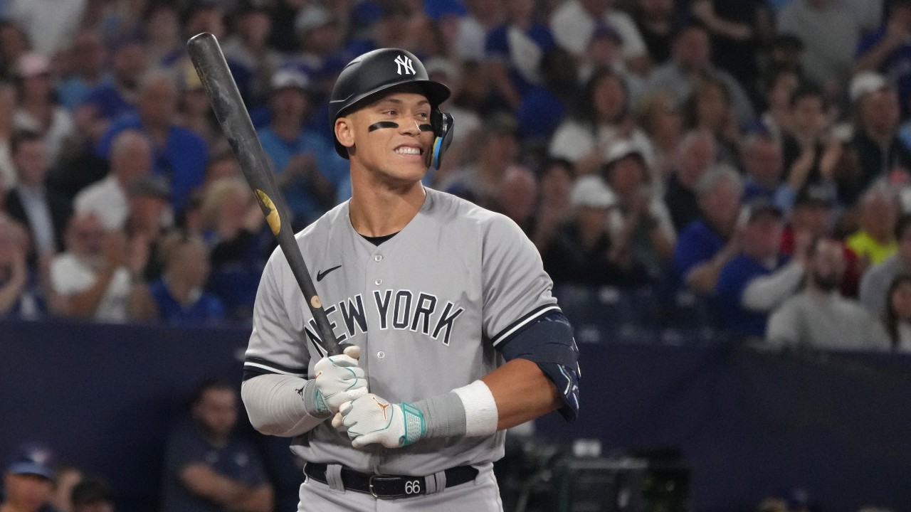 Yankees' Aaron Judge faces live pitching for the first time since