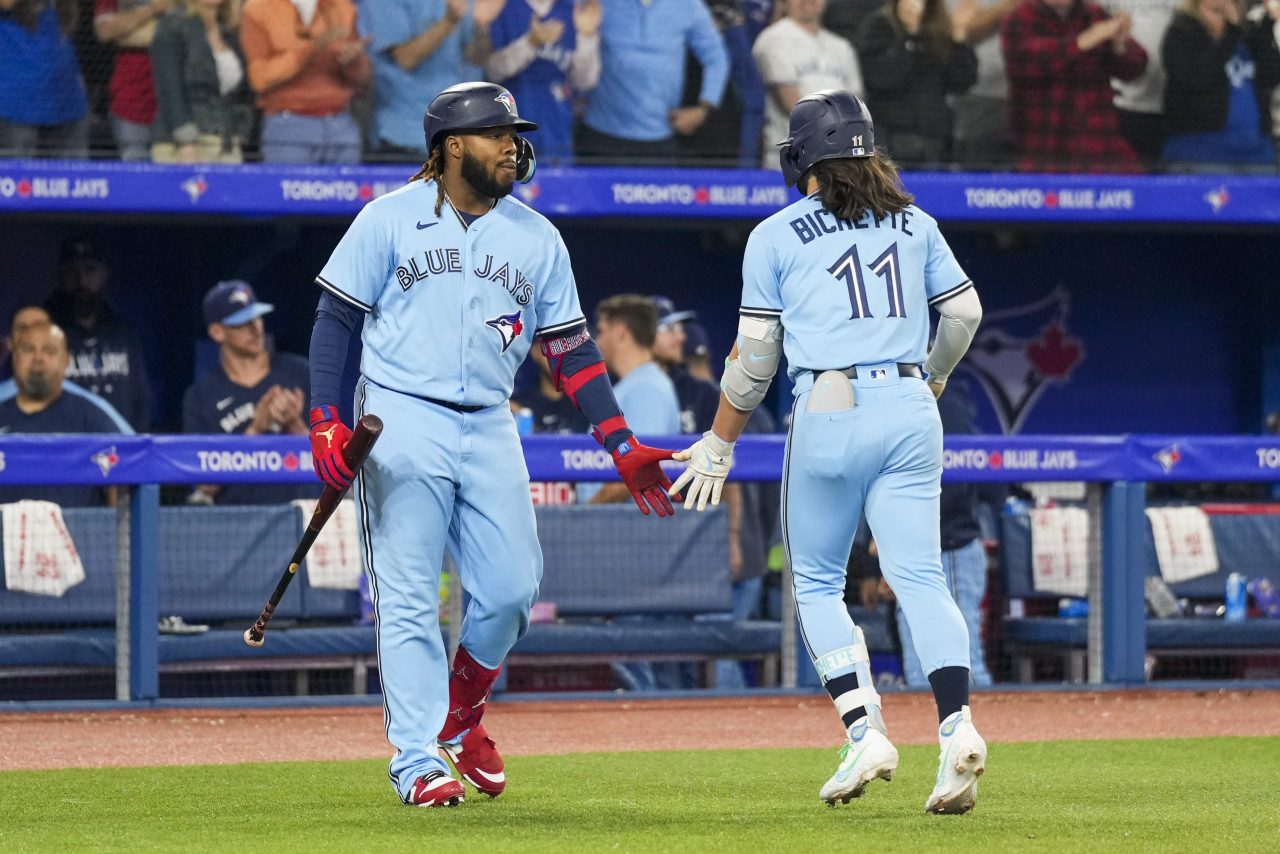 Blue Jays' Guerrero Jr., Bichette, Chapman lead positions in All-Star Game  voting
