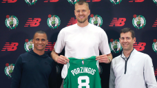 Celtics’ Kristaps Porzingis won’t play in FIBA World Cup because of foot problem