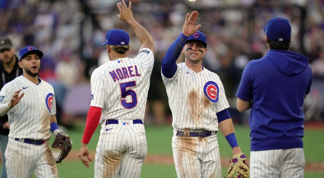 Happ homers twice, Steele pitches Cubs over Cardinals in MLB’s return to London