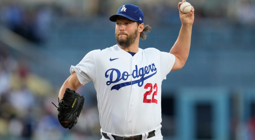 Clayton Kershaw of the Los Angeles Dodgers and family - Star Red
