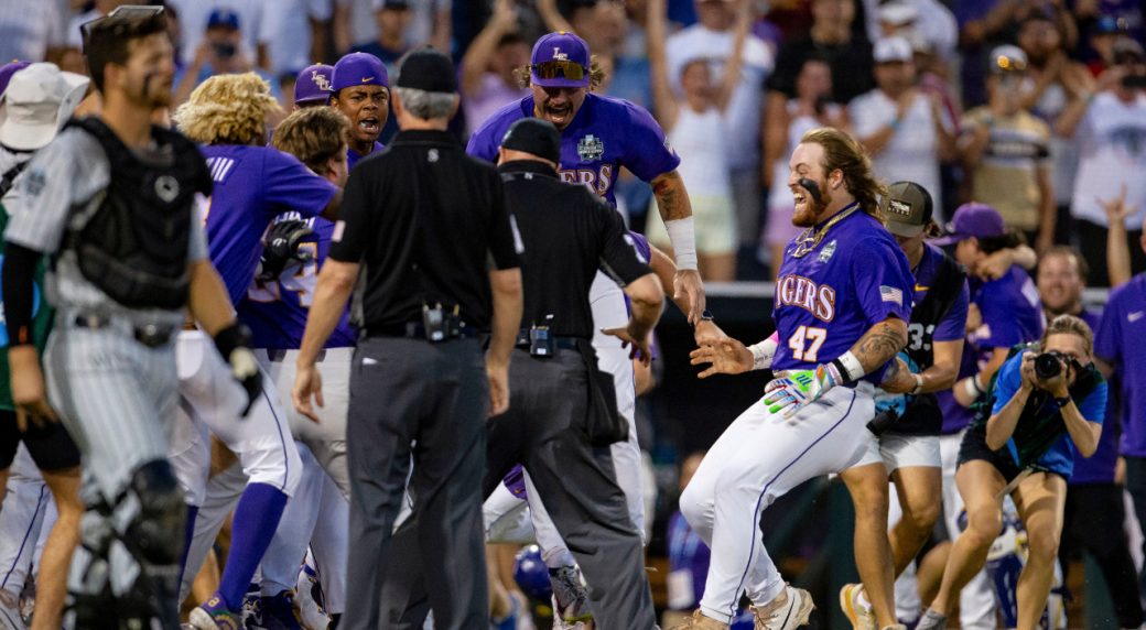 LSU in College World Series finals with extra innings win over No. 1 Wake Forest