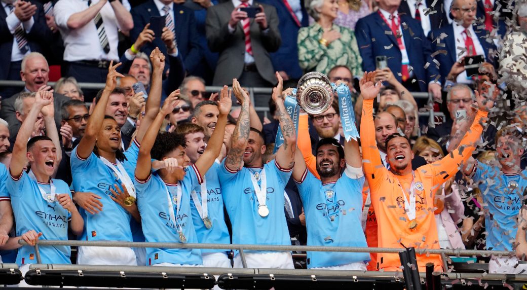 Manchester City tops rival United to win FA Cup, keeps treble hopes alive