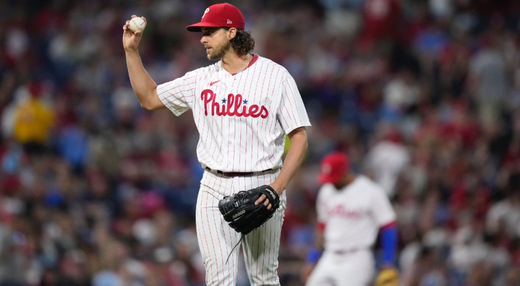 MLB Roundup: Nola takes no-hitter into 7th, Turner homers twice as Phillies beat Tigers