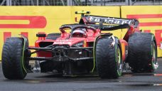 Ferrari’s Carlos Sainz crashes in rainy final practice at Canadian Grand Prix