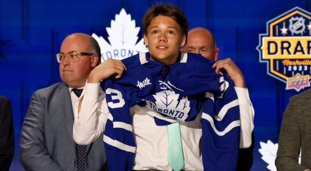 Every Toronto Maple Leafs draft pick from 2023 NHL Draft