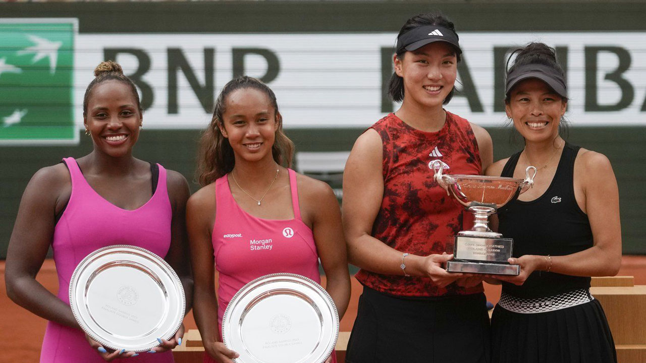 Canada’s Fernandez and partner Townsend come up short in French Open doubles final