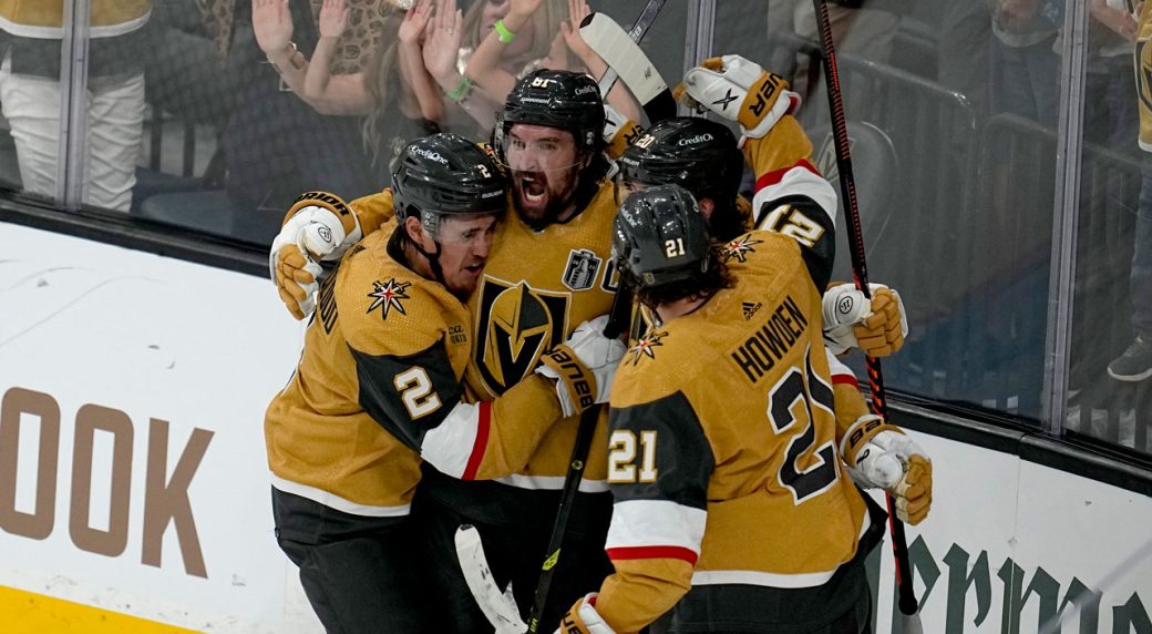 Les Golden Knights marquent trois buts en troisième pour battre les Panthers dans le premier match de la finale de la Coupe Stanley