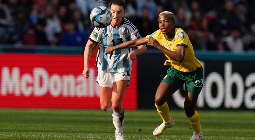 Argentina battle back to earn draw against South Africa at Women's World Cup