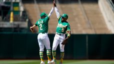 MLB Roundup: Lowly A’s hit three homers to top Red Sox; Angels sweep Yankees