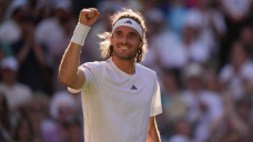 Stefanos Tsitsipas ends Andy Murray’s Wimbledon run by winning in five sets over two days