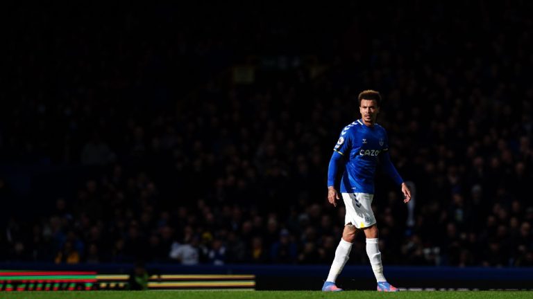 Everton's Dele Alli during the Premier League match at Goodison Park, Liverpool. Picture date: Sunday March 13, 2022.