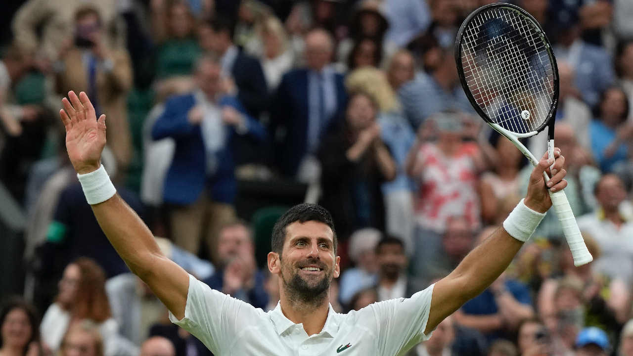Djokovic defeats Sinner at Wimbledon to reach final, near an eighth title