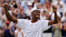 Eubanks stuns Tsitsipas at Wimbledon to reach his first Grand Slam quarterfinal
