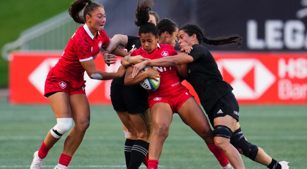 New Zealand trips Canadian women’s rugby squad in Pacific Four Series match