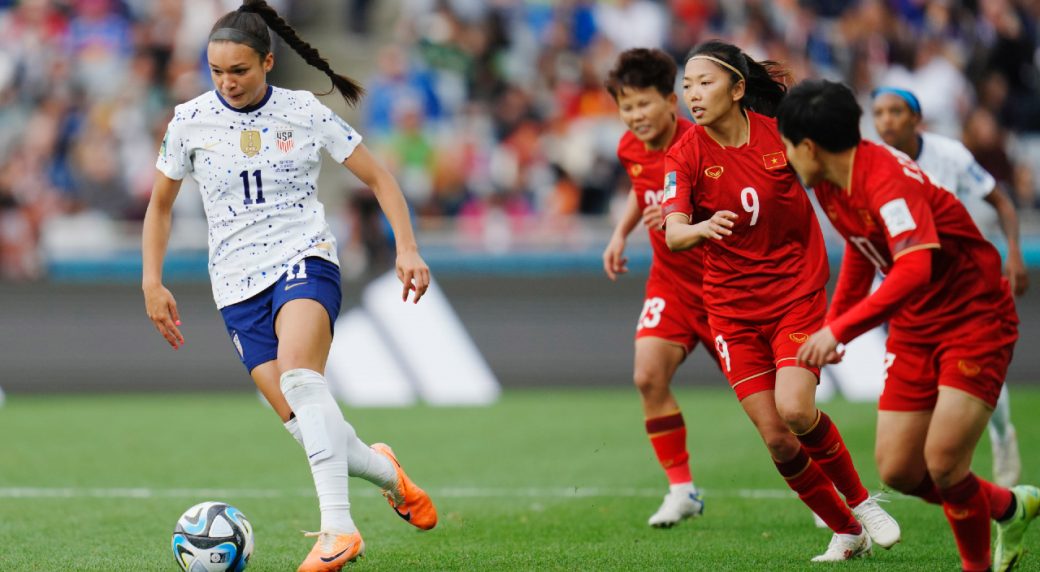 Sophia Smith scores twice for U.S. in win over Vietnam at Women’s World Cup