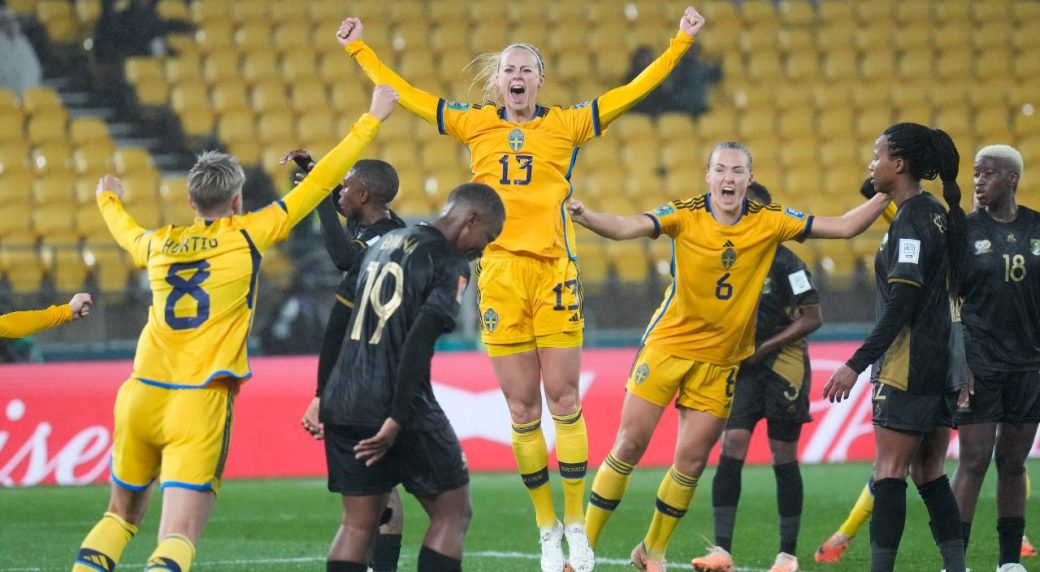 Amanda Ilestedt’s late goal lifts Sweden over South Africa at Women’s World Cup