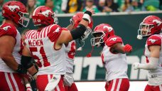Stampeders win thriller after Roughriders lose QB Harris to injury
