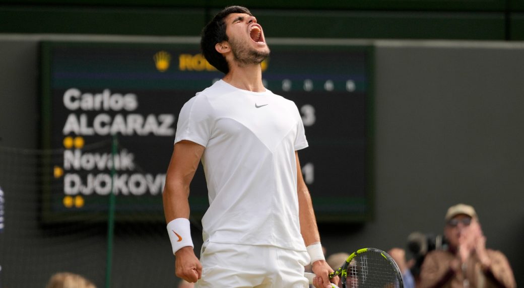 Carlos Alcaraz Gets a Shot at Novak Djokovic in Wimbledon Singles Final -  The New York Times