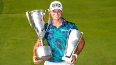 Hovland sets Olympia Fields record with 61 to win BMW Championship