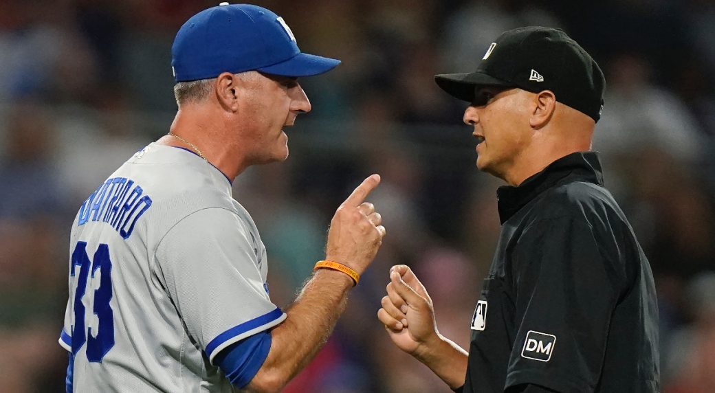 Royals manager Matt Quatraro ejected, two pitches before walk-off grand slam