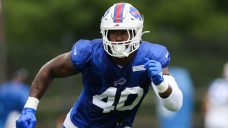Bills’ Miller declines to comment on allegations, returns to practice