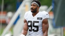 Browns star DE Myles Garrett leaves practice early with foot injury