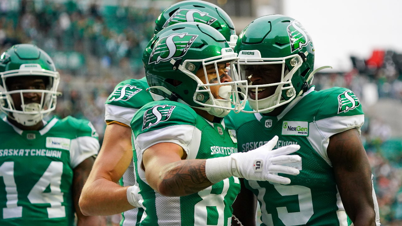 Go Roughriders Go Roughriders hang on to beat resilient Lions in wild finish - Sportsnet.ca