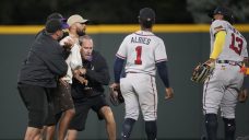 Fans who made contact with Braves’ Acuna Jr. charged with trespassing, disturbing peace