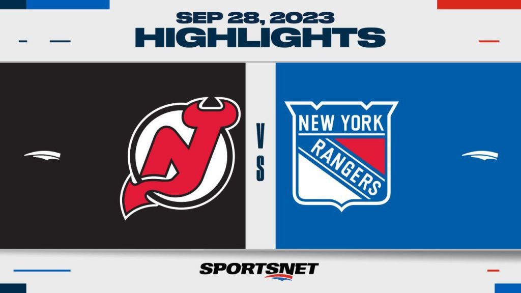 Devils @ Rangers 3/4  NHL Highlights 2022 