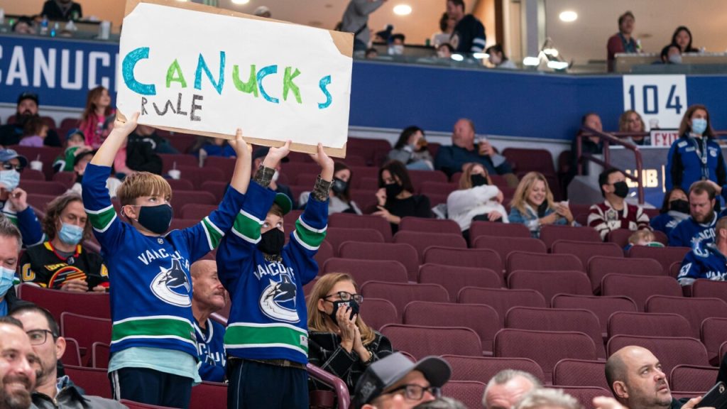 Thrown jerseys and blown leads: Canucks' early struggles test fans
