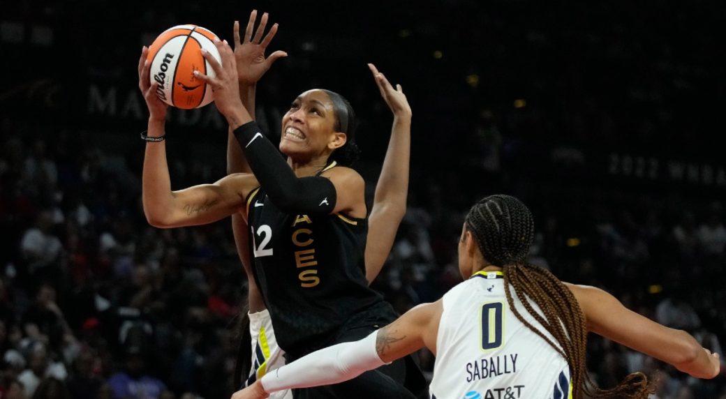 Aces beat Wings in Game 2, close in on return to WNBA Finals