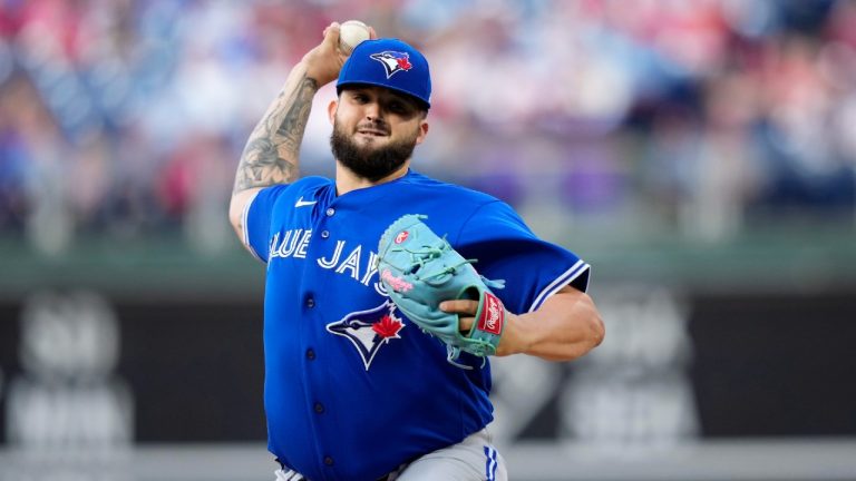 Toronto Blue Jays starter Alek Manoah. (Matt Slocum/AP)