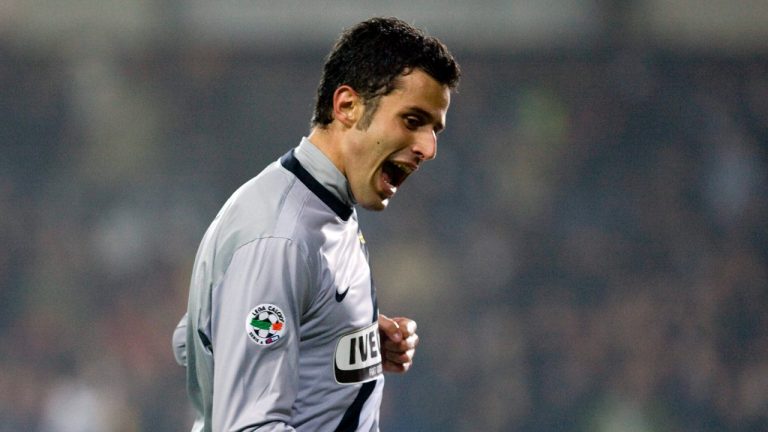 Juventus' Fabio Grosso cheers after scoring, during the Italian Serie A soccer match between Juventus and Udinese at the Turin Olympic stadium, Italy, Sunday, Nov. 22, 2009 (Alberto Ramella/AP)