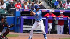 In case of emergency, Jamie Ritchie will be ready to catch for Blue Jays