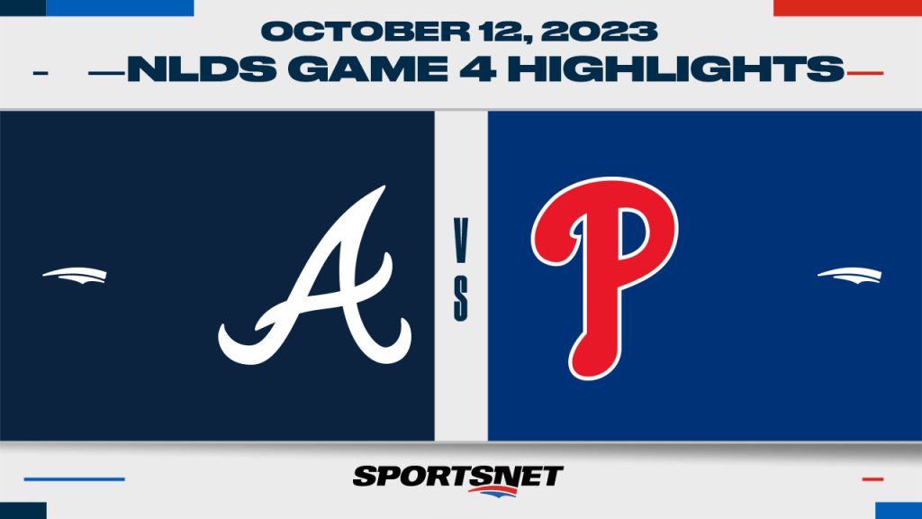 Atlanta Braves Vs. Philadelphia Phillies NLDS Game 4 Hightlights