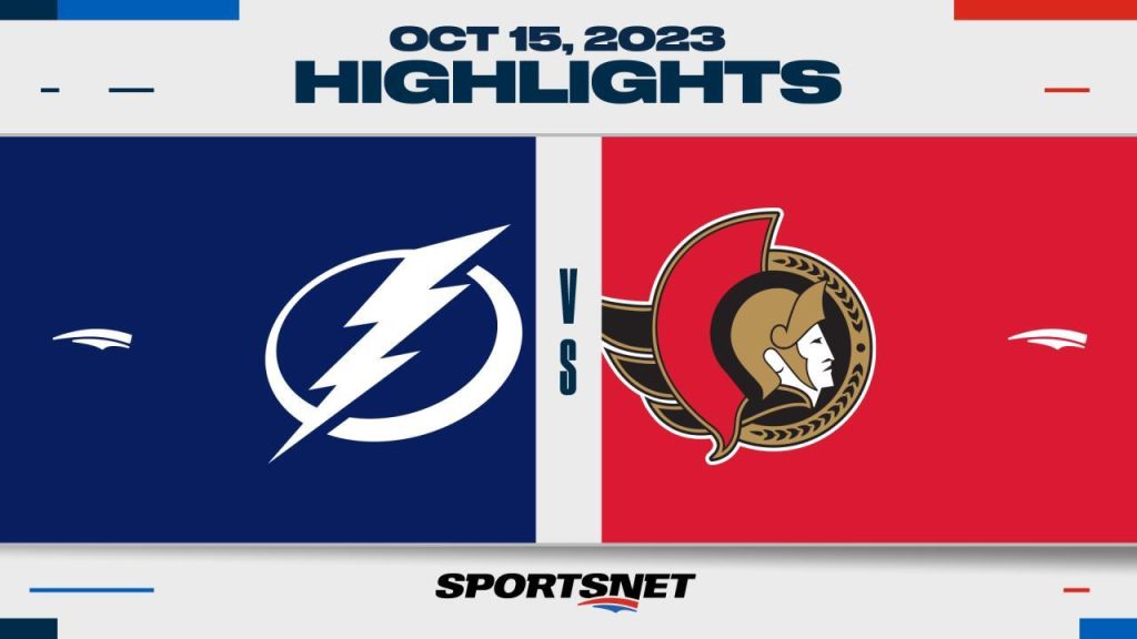 NHL Predictions: Oct. 15 Tampa Bay Lightning vs Ottawa Senators