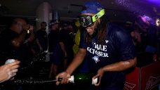 Blue Jays celebrate wild-card berth with champagne party: ‘Right where we should be’