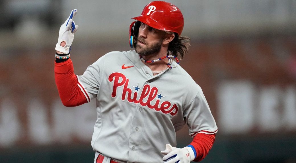 Phillies Bryce Harper White Gold Jersey