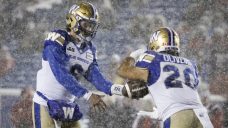 Quarterback Dru Brown leads Blue Bombers to win over Stampeders