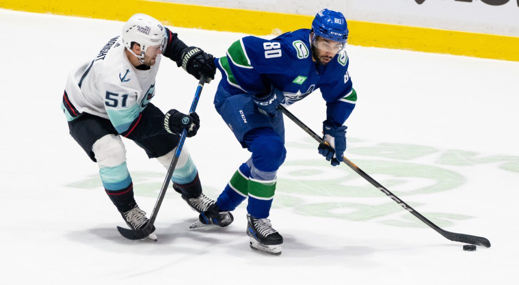 Tolvanen's game-winner leads Kraken past Canucks in Abbotsford