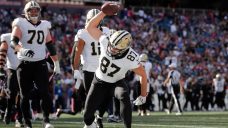 Kamara becomes Saints’ career touchdown leader in rout of Patriots