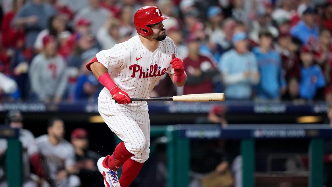 Kyle Schwarber homers twice, Phillies power past Arizona 10-0 in Game 2 of  NLCS